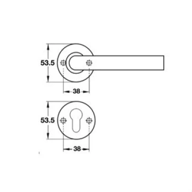 Tay nắm gạt Hafele 903.92.559 thiết kế hiện đại, bền chắc - Giảm giá tới 22%, chỉ 880.000₫ 4 Tay nắm gạt Hafele 903.92.559 thiết kế hiện đại, bền chắc - Giảm giá tới 22%, chỉ 880.000₫ 4