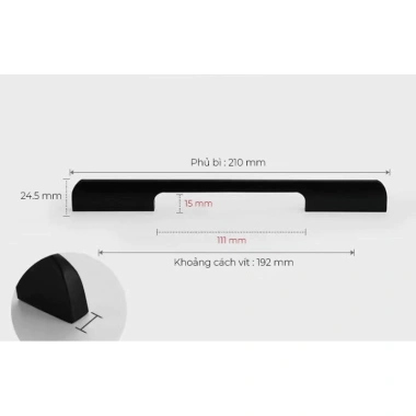 Tay Nắm Tủ Euroware 5.008 Bảo Hành 24 Tháng - Phù Hợp Tủ Bếp & Tủ Quần Áo, Giá Chỉ 25.000đ 7