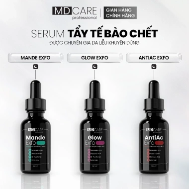 Tẩy Tế Bào Chết MD CARE AntiAc Exfo 30ml Kiểm Soát Mụn Giảm Viêm Giảm Dầu Giá 199k