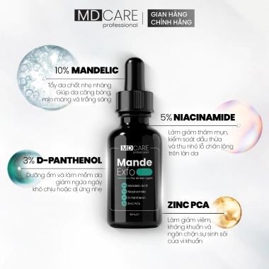 Tẩy Tế Bào Chết MD Care Mande Exfo 10ml - Sáng Da, Cấp Ẩm, Căng Bóng 171k
