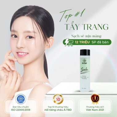 Tẩy trang 2 tầng Drcell 120ml làm sạch bụi bẩn & makeup, giá 250.000đ 2
