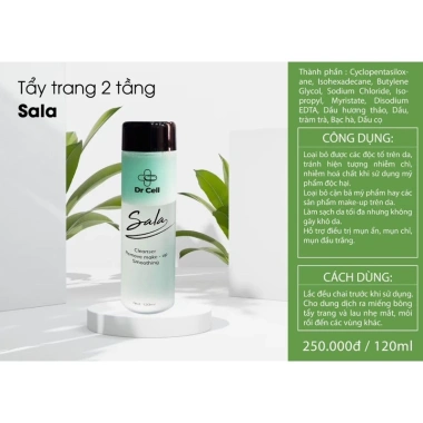 Tẩy trang 2 tầng Drcell 120ml làm sạch bụi bẩn & makeup, giá 250.000đ 5