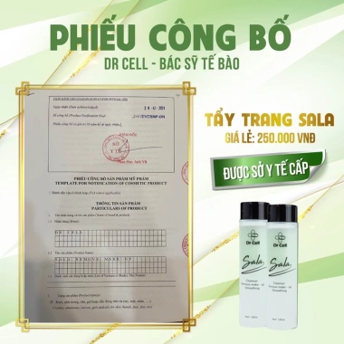 Tẩy trang 2 tầng Drcell 120ml làm sạch bụi bẩn & makeup, giá 250.000đ 6