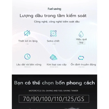 TAYO 110 Chùm Cong Xe Máy 15 Tầng - Tiết Kiệm Nhiên Liệu, Tăng Tốc Độ, Giá Chỉ 80.000₫ 7 TAYO 110 Chùm Cong Xe Máy 15 Tầng - Tiết Kiệm Nhiên Liệu, Tăng Tốc Độ, Giá Chỉ 80.000₫ 7