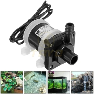TAYO 12V/24V Máy bơm nước năng lượng mặt trời không chổi than DC, im lặng, nâng 7m, giá ưu đãi 76.727₫