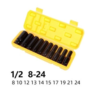 TAYO Bộ 10 Đầu Khẩu Dài Siêu Cứng - Độ bền cao, dễ lắp, giảm giá 20% chỉ 110k