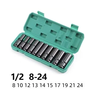 TAYO Bộ 10 Đầu Khẩu Dài Siêu Cứng - Độ bền cao, dễ lắp, giảm giá 20% chỉ 110k