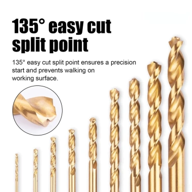 TAYO Bộ 13 Mũi Khoan Gỗ và Sắt Chuôi Lục Giác - Đánh Giá Tốt, Giá Chỉ 66.200 VND