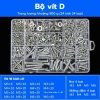 TAYO Bộ 900g Bu Lông Đai Ốc M3 M4 M5 M6 - Đầy Đủ, Tiện Dụng, Giá 49.000đ 7