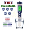 TAYO Bút đo pH/TDS/EC/độ mặn & nhiệt độ, kèm 3 gói pH tiêu chuẩn - Giá 140.000 VND