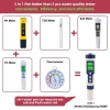 TAYO Bút đo pH/TDS/EC/độ mặn & nhiệt độ, kèm 3 gói pH tiêu chuẩn - Giá 140.000 VND 3