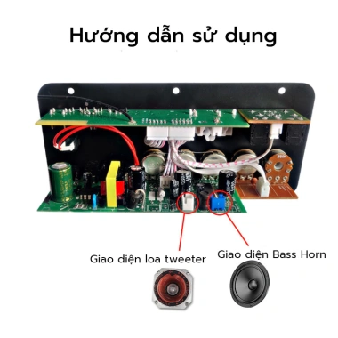 TAYO Karaoke gia đình loa siêu trầm âm thanh xe hơi Bluetooth, bảng khuếch đại công suất kỹ thuật số - 230.000 VND