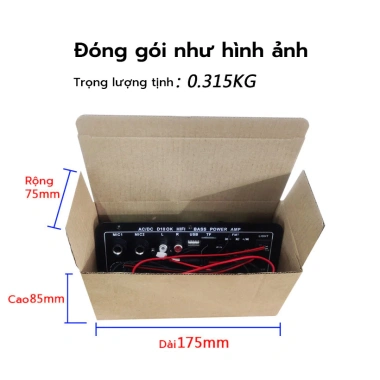 TAYO Karaoke gia đình loa siêu trầm âm thanh xe hơi Bluetooth, bảng khuếch đại công suất kỹ thuật số - 230.000 VND