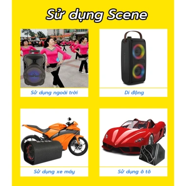 TAYO Karaoke gia đình loa siêu trầm âm thanh xe hơi Bluetooth, bảng khuếch đại công suất kỹ thuật số - 230.000 VND