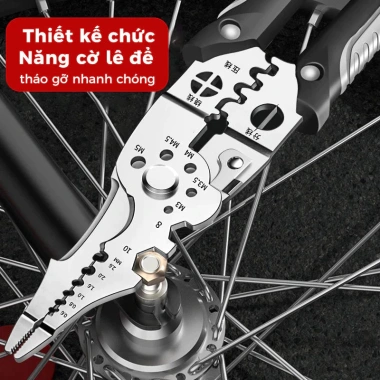 TAYO Kìm Tuốt Dây Điện Đa Năng Thế Hệ Mới - 12 Tính Năng, Cắt Dây Phần Cứng Chuyên Nghiệp, Giá 60.000 VND