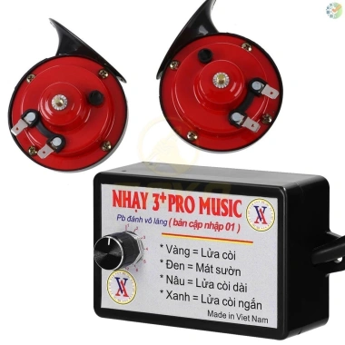 TAYO Nhại Còi 3 Pro 12 Bài - Điện Auto 12V/24V, Còi Hơi & Điện, Giá 36.000₫