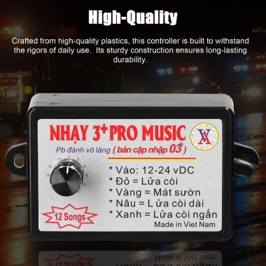 TAYO Nhại Còi 3 Pro 12 Bài - Điện Auto 12V/24V, Còi Hơi & Điện, Giá 36.000₫