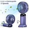 TAYO Quạt cầm tay tích điện 10.000 mAh – Pin khủng, 5 tốc độ gió, mini tiện lợi, giảm còn 59.200₫ 8