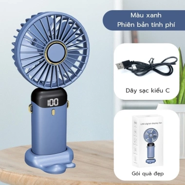 TAYO Quạt cầm tay tích điện 10.000 mAh – Pin khủng, 5 tốc độ gió, mini tiện lợi, giảm còn 59.200₫ 9 TAYO Quạt cầm tay tích điện 10.000 mAh – Pin khủng, 5 tốc độ gió, mini tiện lợi, giảm còn 59.200₫ 9
