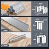 TAYO Súng bắn ghim đa năng 3 trong 1 tăng lực kèm 600 đinh cỡ 4-14mm 10-14mm 10-12mm Gia chi 42.680 VND 9