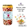 Thạch hình trái tim 5 màu Douxian 2.5kg - Giá 88.400 VND, ngon, thích tiệc 2