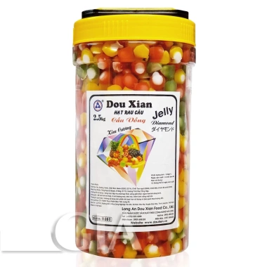 Thạch kim cương Douxian 2.5kg - Giá 88.400₫, giảm 21% tráng miệng ngọt ngào 4