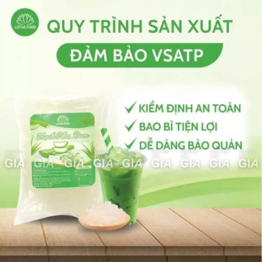 Thạch nha đam Lotus 1kg - topping trà và trà sữa, giá ưu đãi 37,400₫ 3