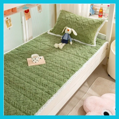 Thảm Lông Cừu Trải Giường 3 Lớp Đính Chun 4 Góc - Siêu Mềm Siêu Ấm, chỉ 145.000₫