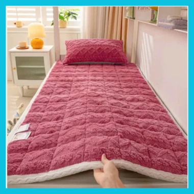 Thảm Lông Cừu Trải Giường 3 Lớp Đính Chun 4 Góc - Siêu Mềm Siêu Ấm, chỉ 145.000₫