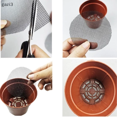 Thảm Lưới Đất Vuông 50 Cái Gói Gazi - Lỗ Lưới Đa Năng, Bảo Vệ Đất, Giá 32.890 VND
