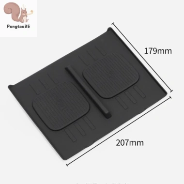 Thảm PVC đen Santa Fe 2.024 ô tô sạc không dây tựa tay trung tâm COD