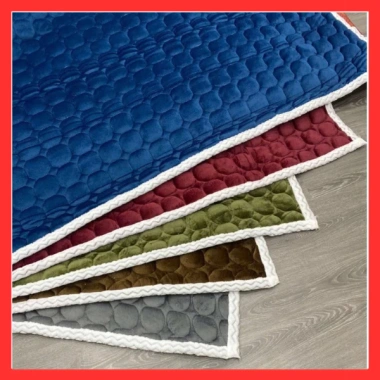 Thảm trải giường nỉ nhung cao cấp mùa đông kháng khuẩn 1 sezi 1.6-2.2m Giá chỉ 145.000 VNĐ