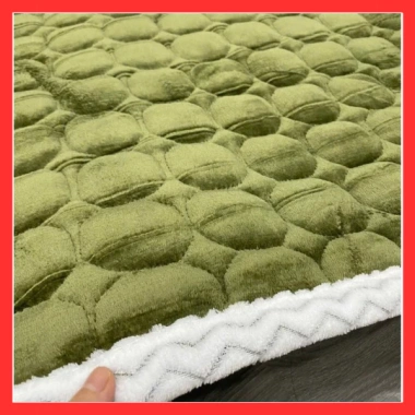 Thảm trải giường nỉ nhung cao cấp mùa đông kháng khuẩn 1 sezi 1.6-2.2m Giá chỉ 145.000 VNĐ