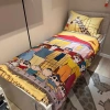 Thảm Tranh decor Vintage Shin - Cậu bé bút chì trải sàn treo tường trải sofa camping picnic 9