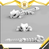 Thằn Lằn Xương Khớp 3D Linh Hoạt Fidget Toy Giảm Stress Trang Trí Bàn Làm Việc 39k