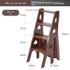 Thang gỗ chắc chắn, thang gấp đa năng, ghế đẩu, thang leo – 1.665.000 VND 7