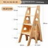 Thang gỗ chắc chắn, thang gấp đa năng, ghế đẩu, thang leo – 1.665.000 VND 9