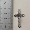 Thánh Benedict Crucifix Charm 20 chiếc - Huy chương trừ tà, vòng cổ mạ n côi 5