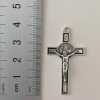 Thánh Benedict Crucifix Charm 20 chiếc - Huy chương trừ tà, vòng cổ mạ n côi 6