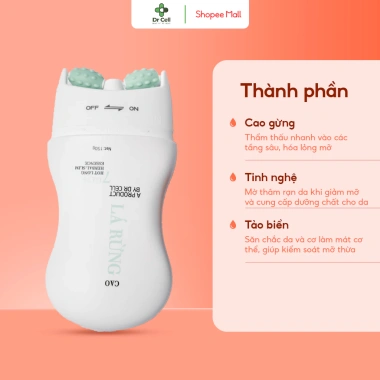 Thanh lăn tan mỡ lá rừng Dr Cell 150g – Giảm mỡ bắp đùi, tay, chân, chỉ 300.000 VND