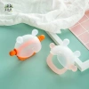 Thanh mài răng silicon hình nấm an toàn cho bé 0-3 tuổi - cao cấp, không đau, dễ cầm 2