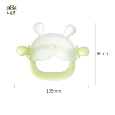 Thanh mài răng silicon hình nấm an toàn cho bé 0-3 tuổi - cao cấp, không đau, dễ cầm