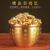 Thanh vàng thỏi Cornucopia Tiền may mắn đồng thau Baifu đồ trang trí văn phòng 2