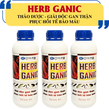 Thảo Dược Herb Ganic 225k - Kháng Chế Gan Thận Mủ, Giải Độc Gan, Tạo Máu