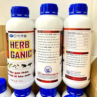 Thảo Dược Herb Ganic 225k - Kháng Chế Gan Thận Mủ, Giải Độc Gan, Tạo Máu