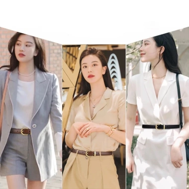 Thắt Lưng Da Bò Đen - Phong Cách Hàn Quốc Đơn Giản, Thời Trang, Giá 99.085₫