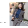Thắt Lưng Da Bò Đen - Phong Cách Hàn Quốc Đơn Giản, Thời Trang, Giá 99.085₫ 9