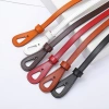 Thắt lưng da bò mỏng cho nữ thiết kế cổ điển màu đen đỏ trắng giảm giá 18% 2