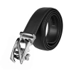 Thắt Lưng Da Cá Sấu 3.5cm Đen - Khóa Tự Động, Thời Trang Nam, Giá chỉ 83.882₫ 5
