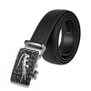 Thắt Lưng Da Cá Sấu 3.5cm Đen - Khóa Tự Động, Thời Trang Nam, Giá chỉ 83.882₫ 6